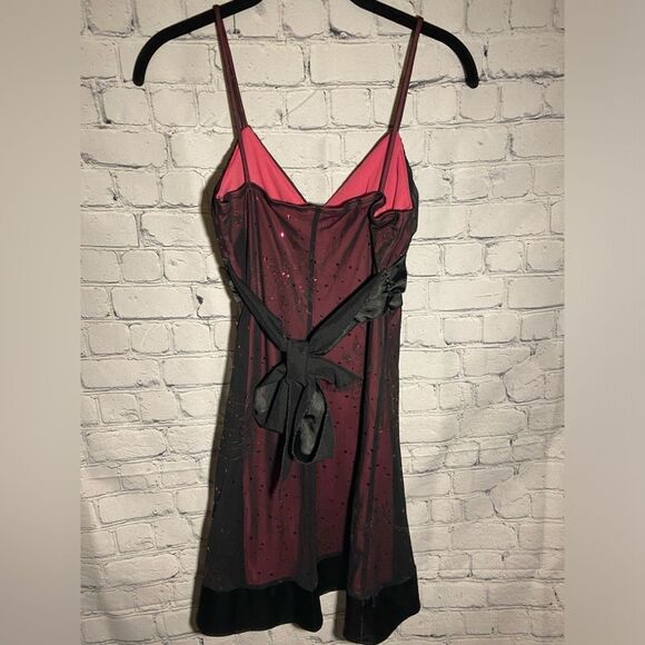 Taboo Layered Spaghetti Strap Surplice Neckline Dress - Picture 2 of 7